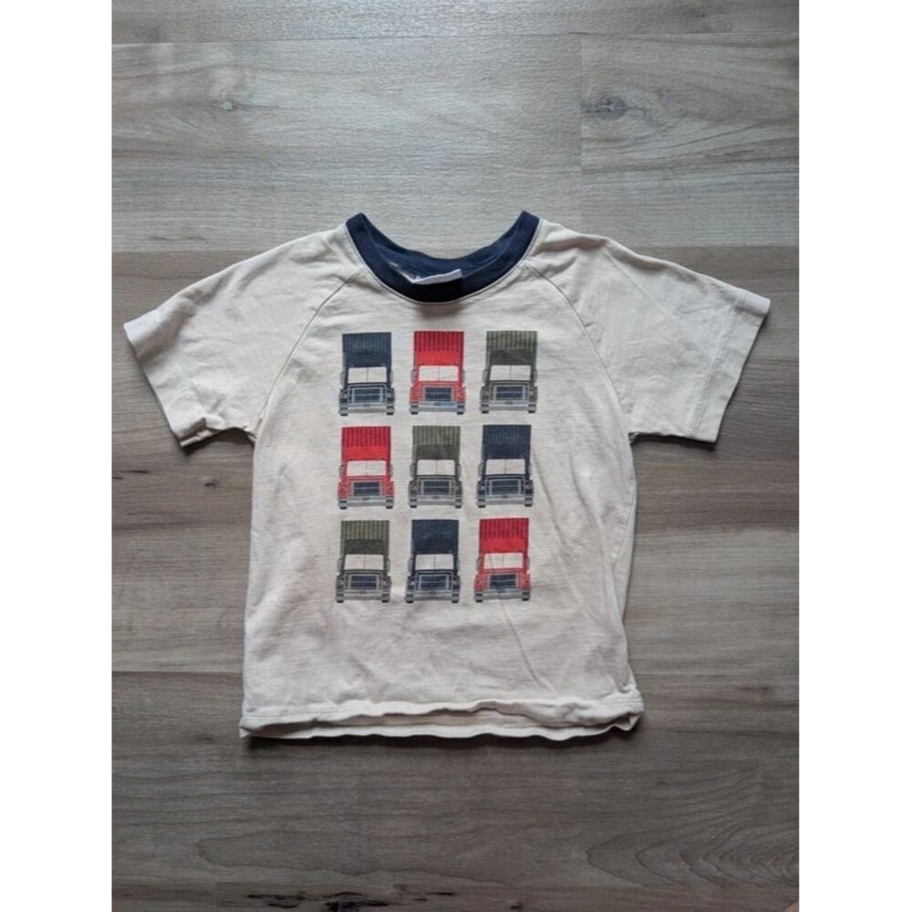 Hanna Andersson Truck Short Sleeve Tee, 5T (U1)
